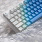 Yeeti 104+31 PBT Dye-subbed Gradient Keycaps Set for Cherry MX Mechanical Gaming Keyboard